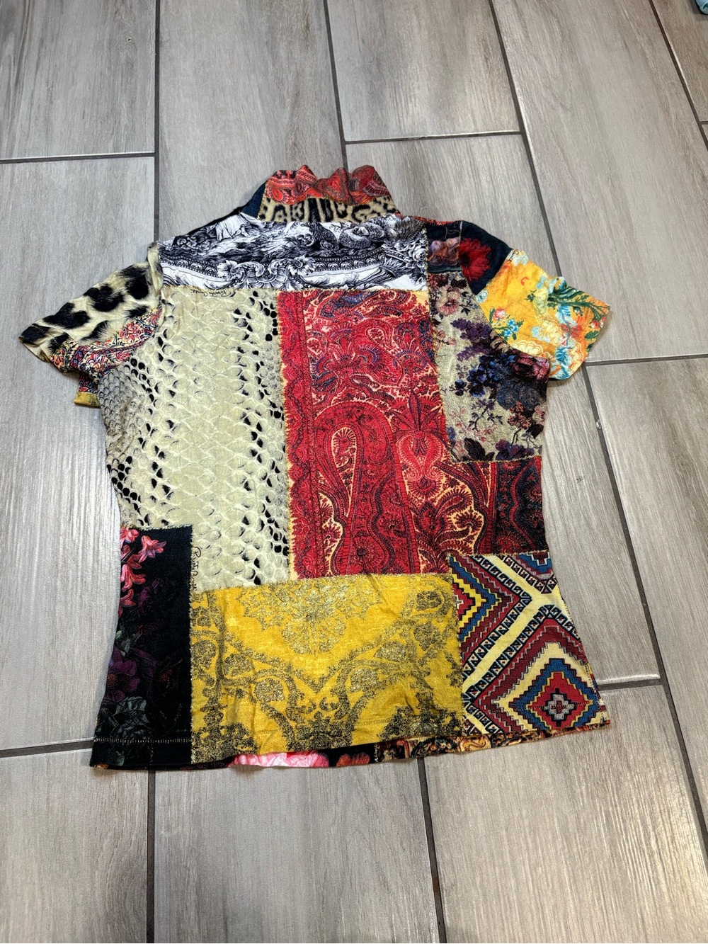 2000s Roberto Cavalli T-Shirt size Medium - Picture 4 of 8